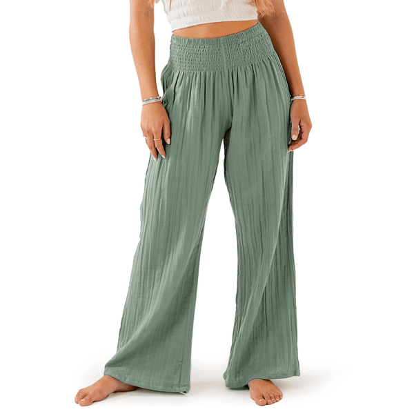 Celosia Satin Wide Leg Pants – Luna Plus Co.