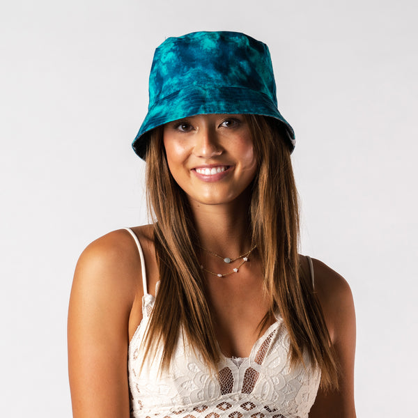 Lotus and Luna Bondi Black & Cream Reversible Bucket Hat