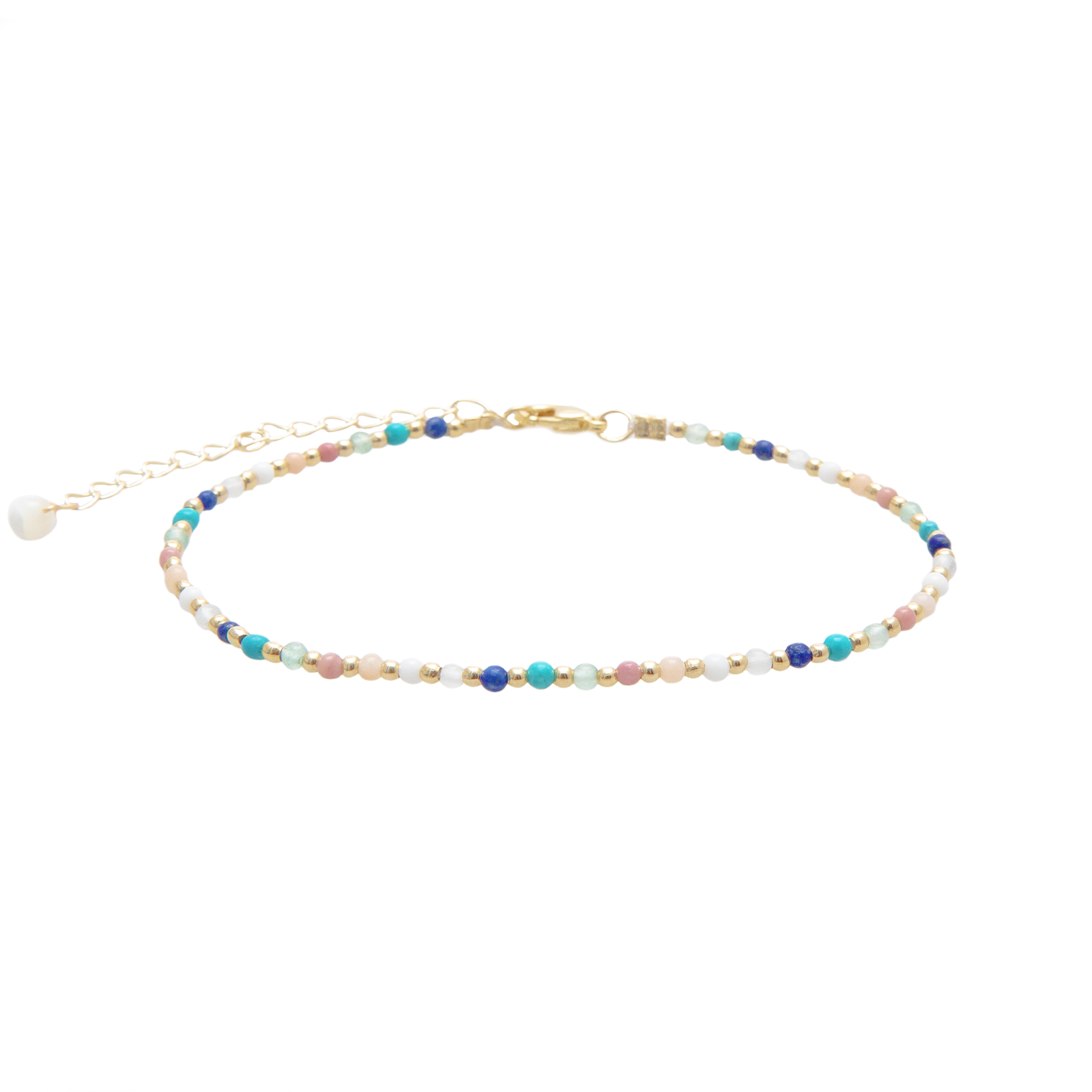 Spiritual Healer 2mm Healing Anklet | Lotus and Luna - LotusAndLuna