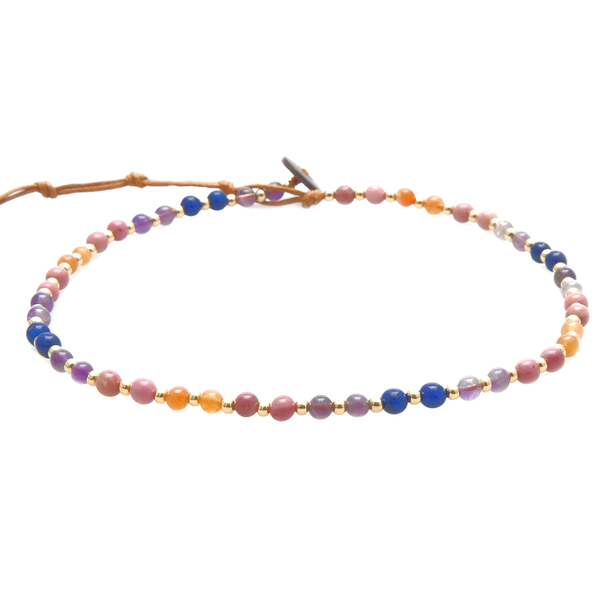 Energy Healer 2mm + 4mm Healing Necklace Stack