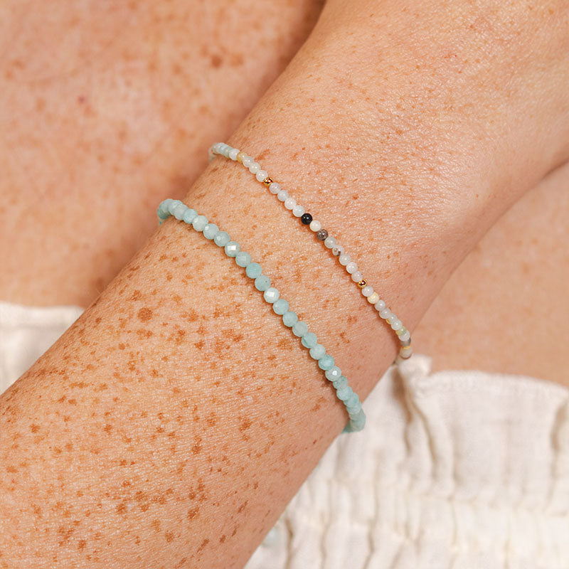 Inner Peace 3mm Metal Accent Bracelet