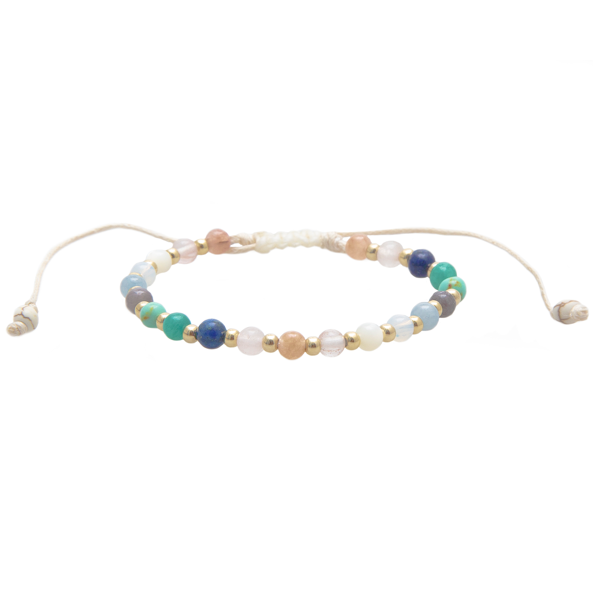 Spiritual Healer 4mm + Prana Healing Bracelet Stack