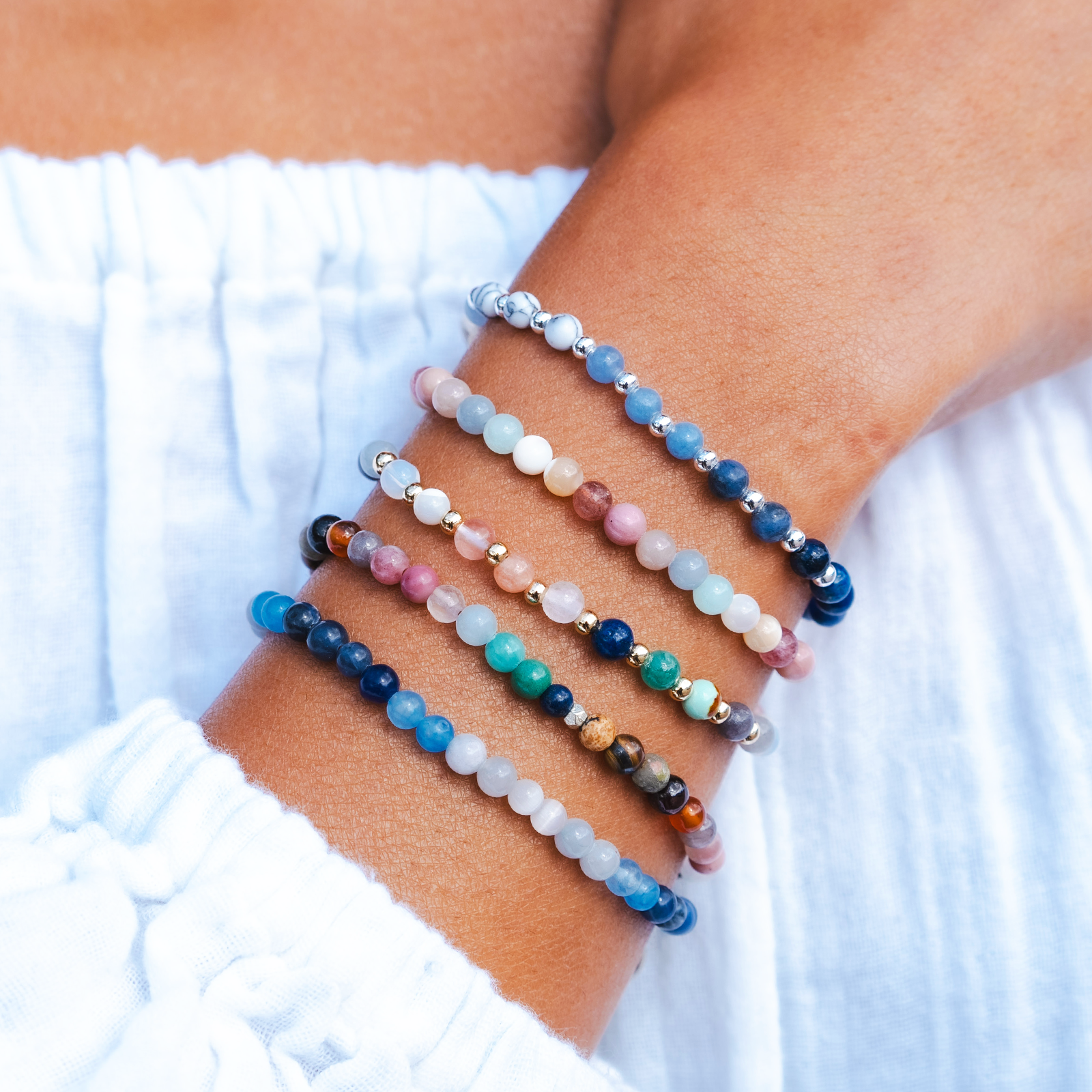 Wisdom 4mm Healing Bracelet | Lotus and Luna