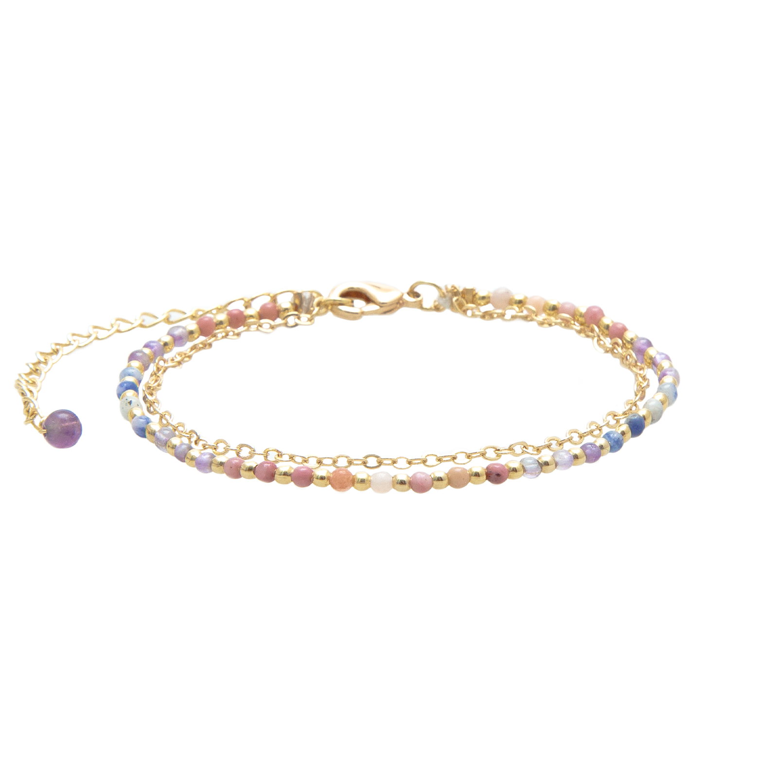 Energy Healer 2mm Layered Healing Bracelet | Lotus and Luna - LotusAndLuna