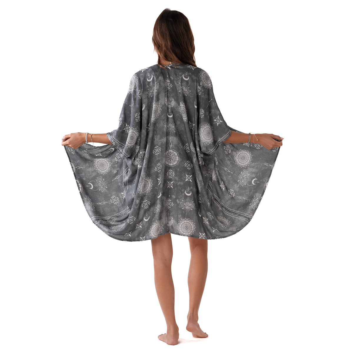 Celestial Grey Kimono