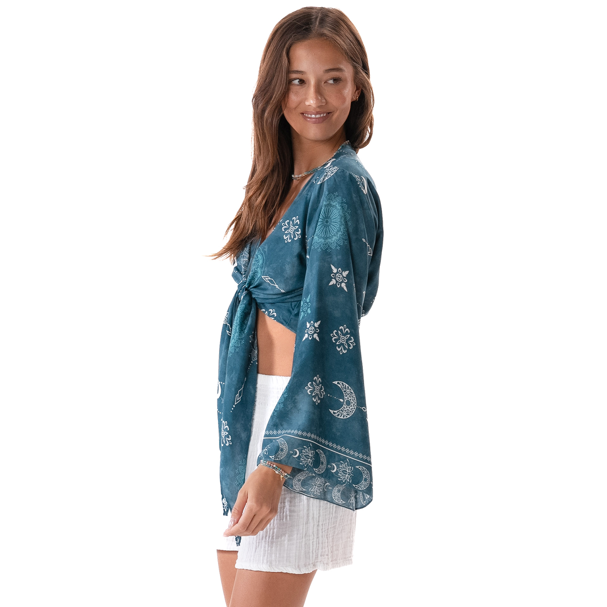 Cosmic Teal Daydreamer Top