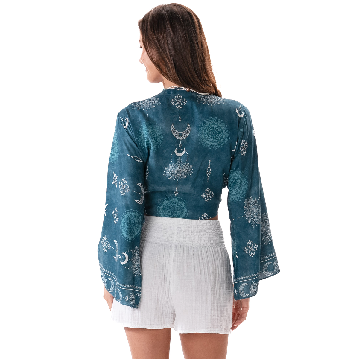 Cosmic Teal Daydreamer Top