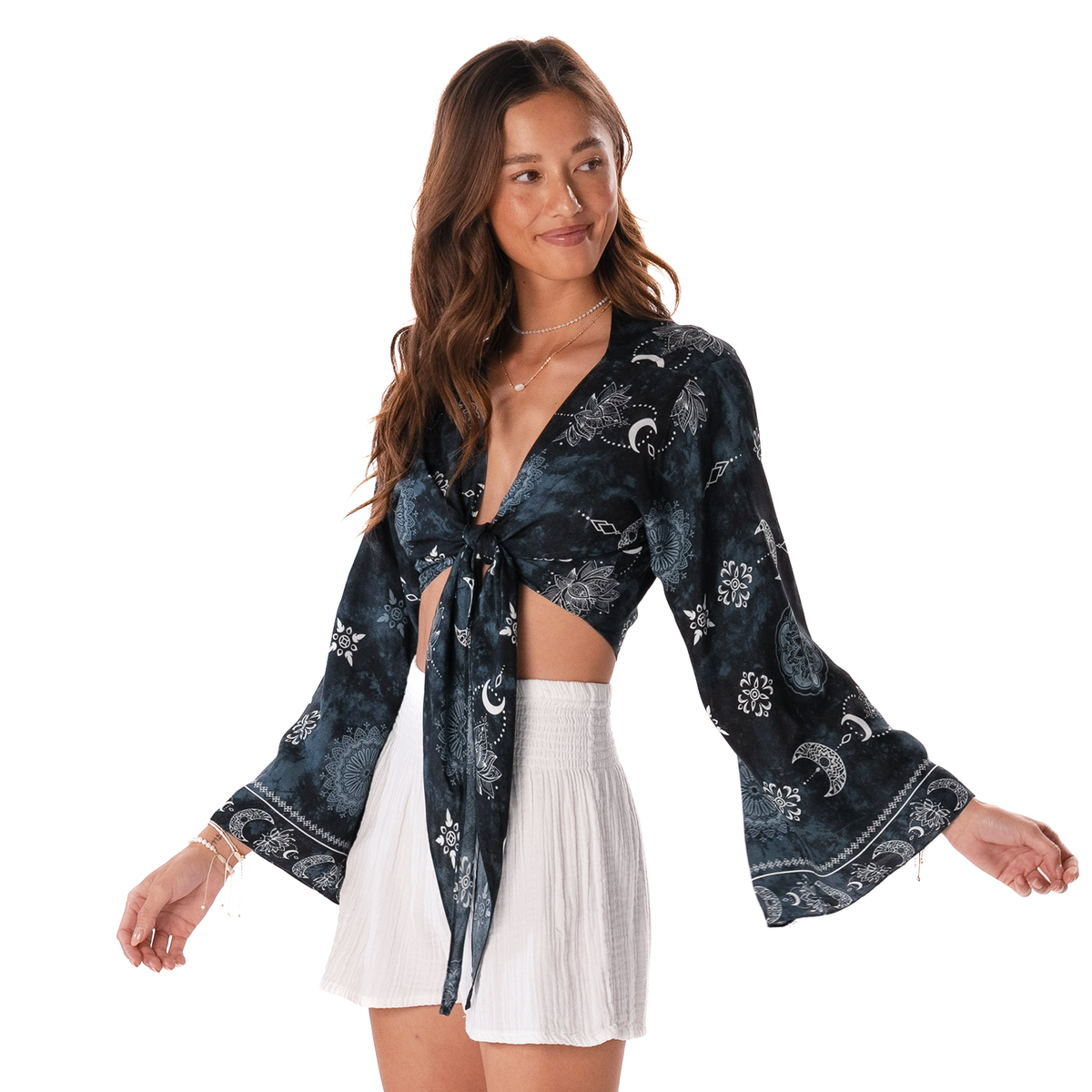 Midnight Lotus Moon Daydreamer Top