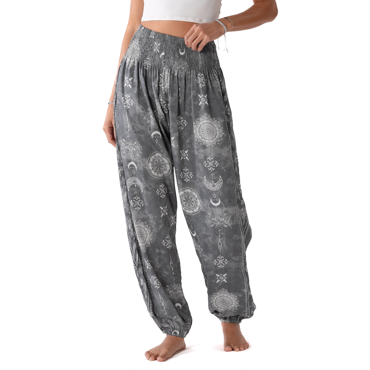 Celestial Grey Harem Pants