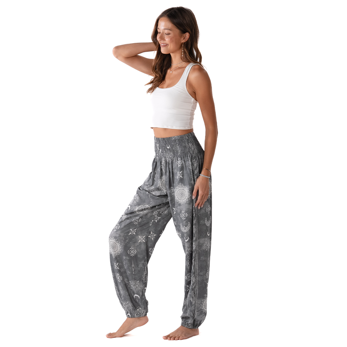 Celestial Grey Harem Pants