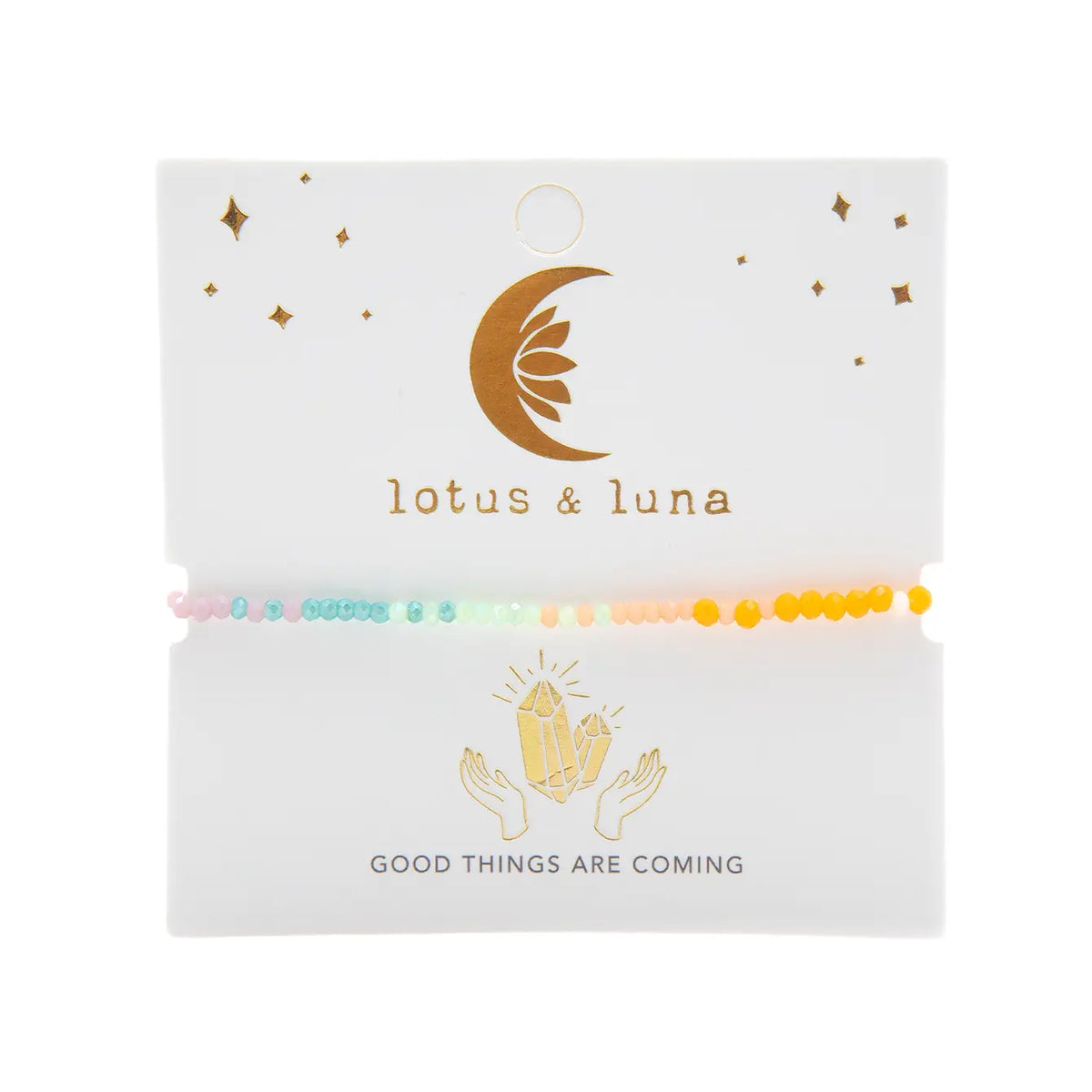 &quot;Good Things Are Coming&quot; Goddess Bracelet