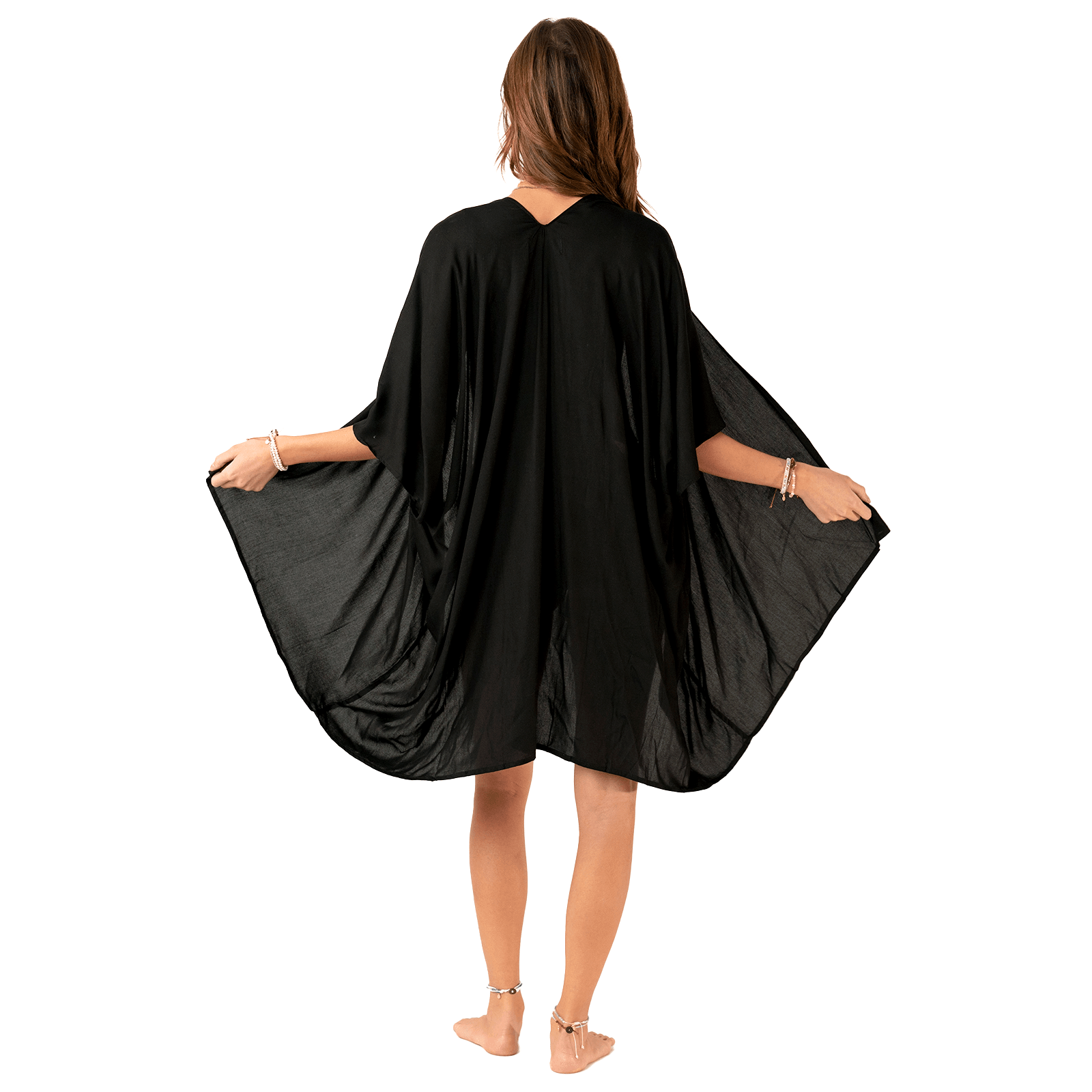 Black Kimono Cover Up | and Lotus - LotusAndLuna Luna