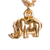 Whale's Tail Charm Necklace-- elephant