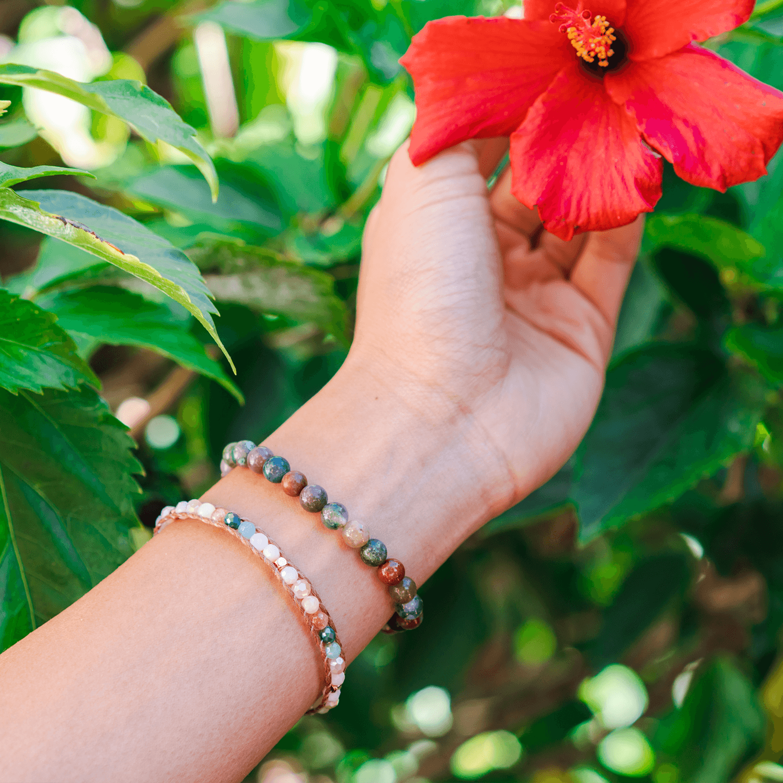 Luna & Jade Charm Bracelet