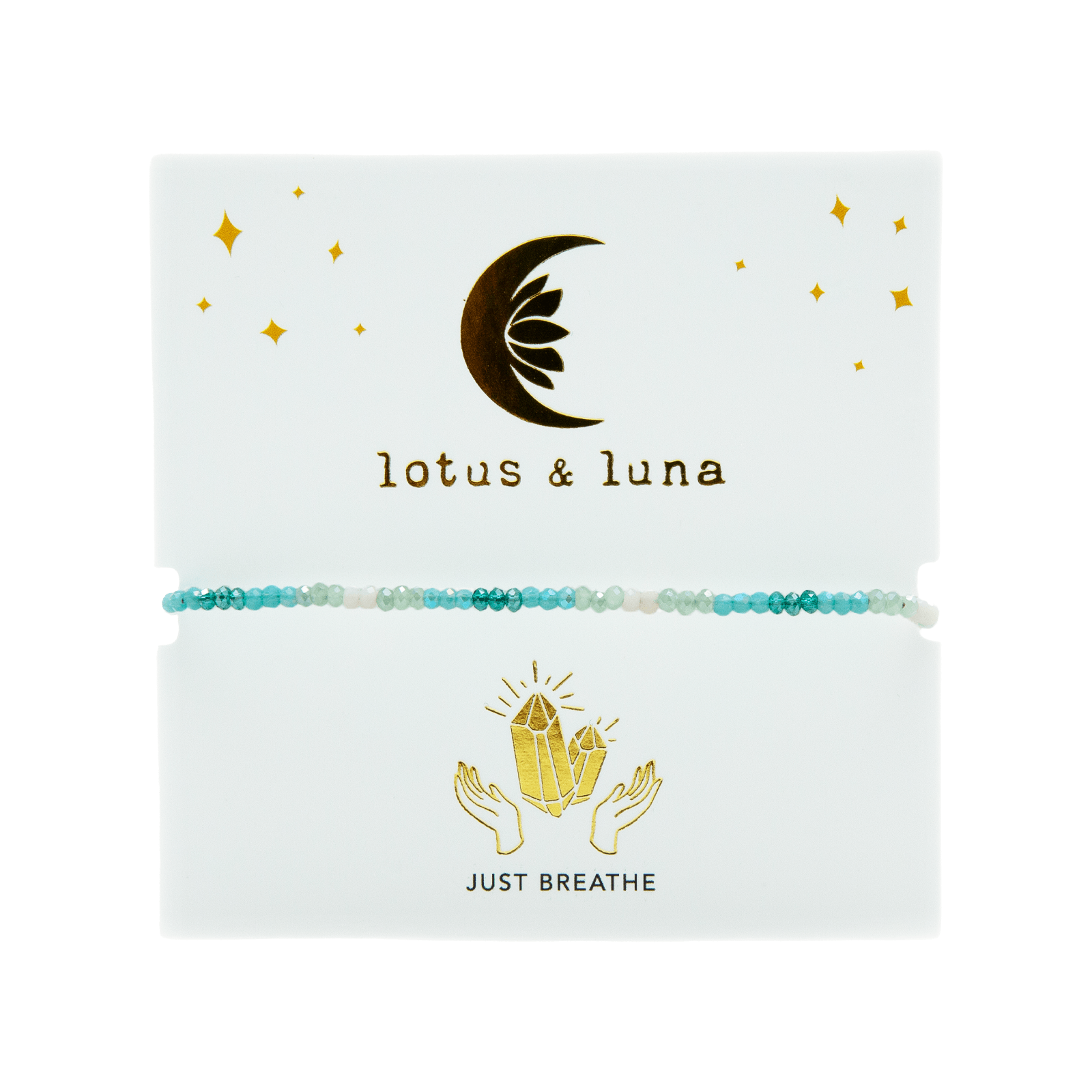 Lotus and Luna I Am The Sky Goddess Bracelet