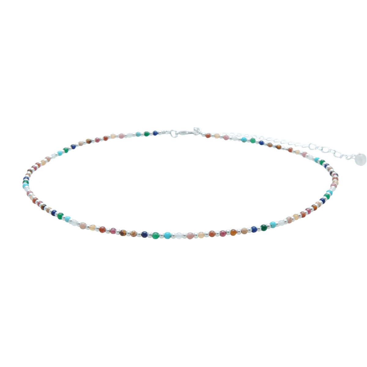 Master Healer 2mm Healing + Circles in the Sand Necklace Stack