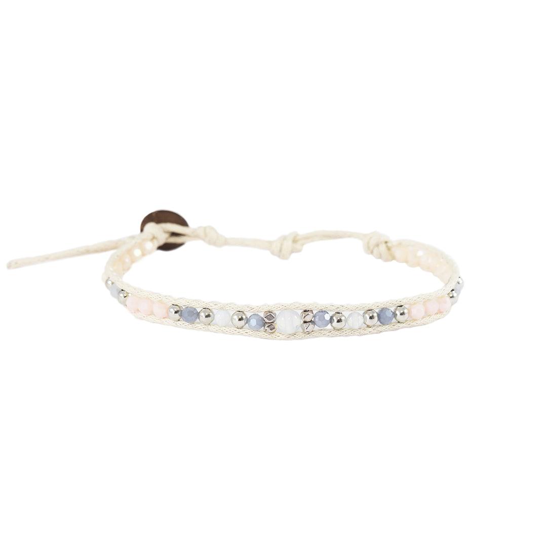 Mother of Pearl Tube Bead Bracelet