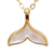 Whale's Tail Charm Necklace--whale-tail