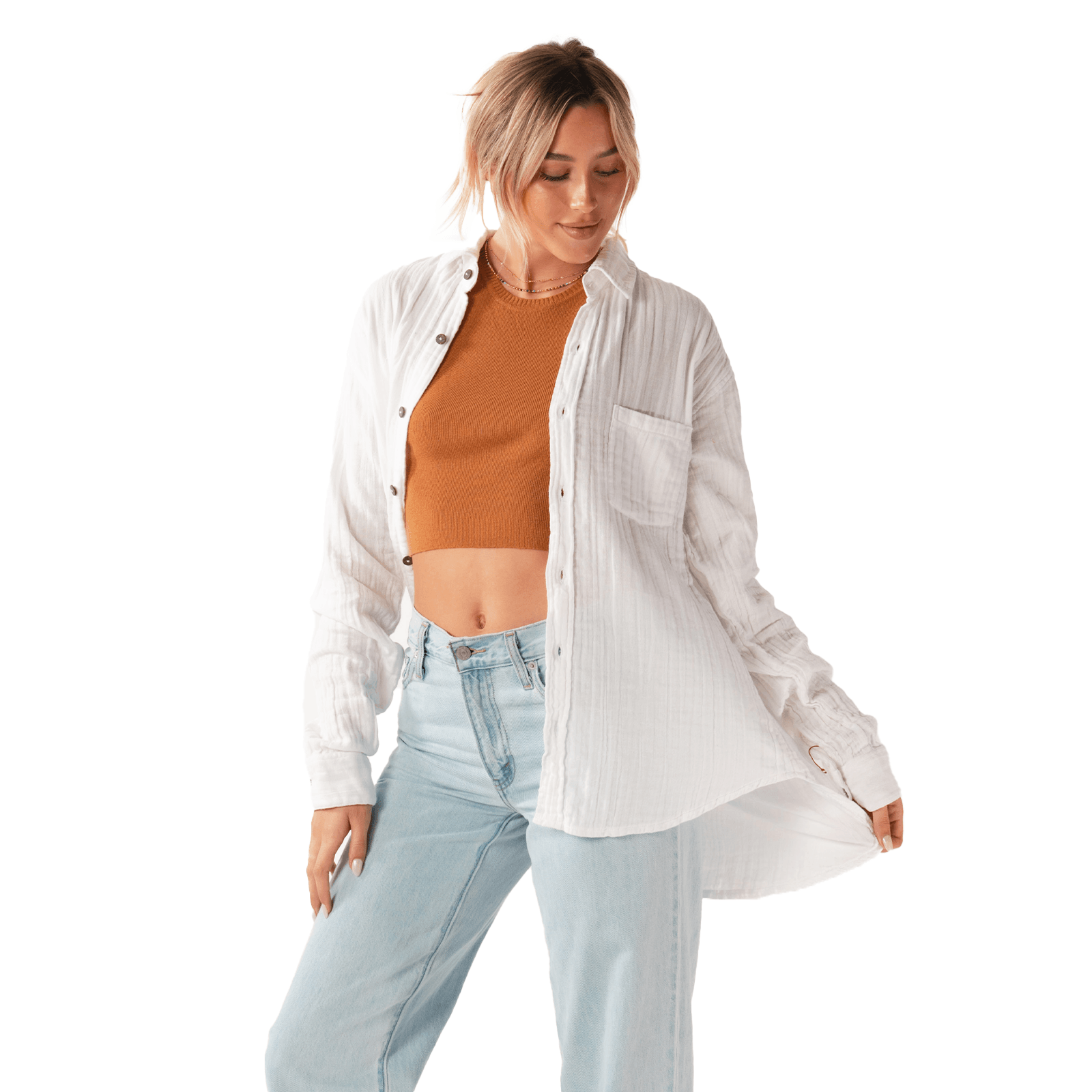 Boyfriend Button Up - LotusAndLuna